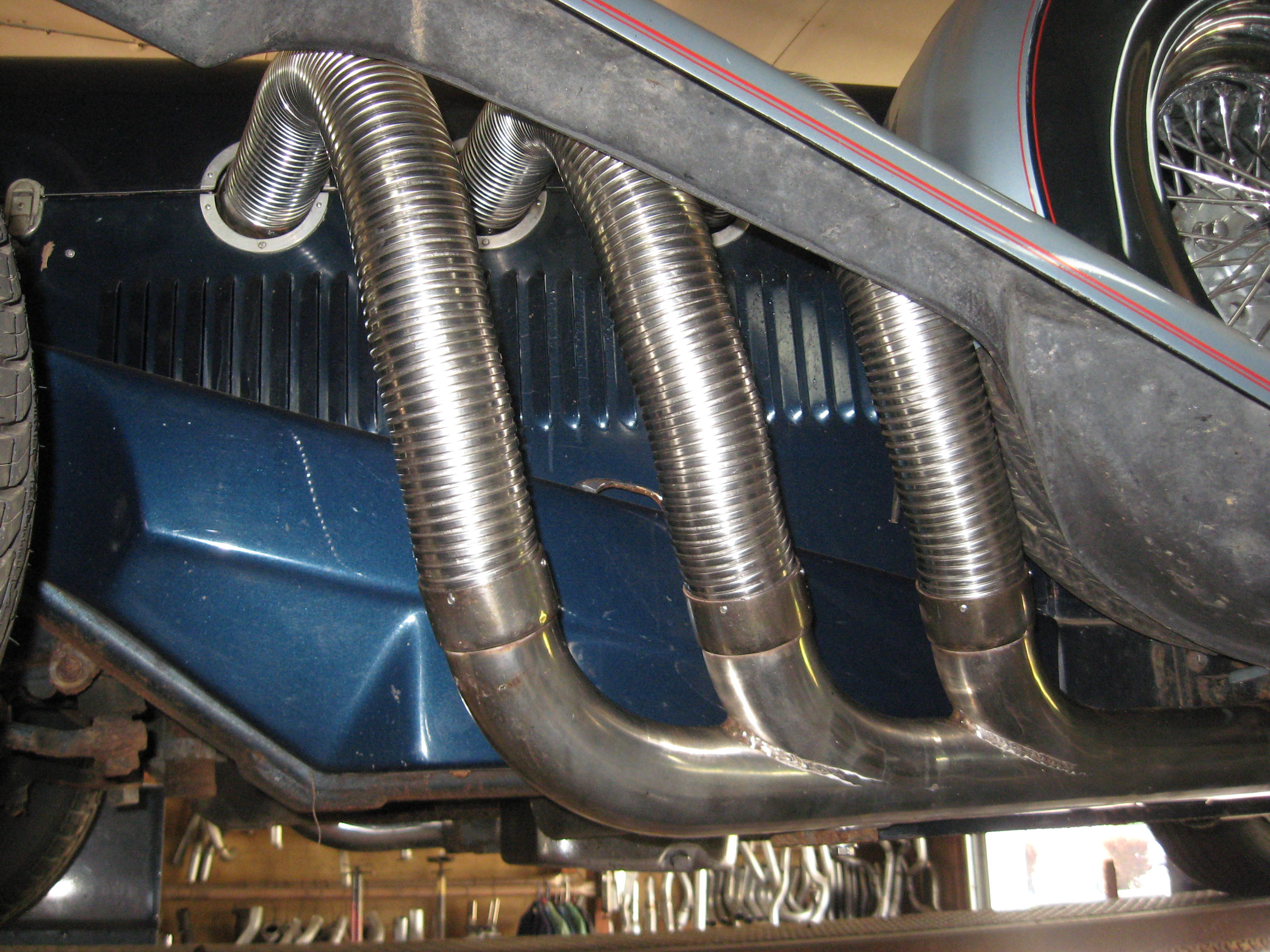 Automotive Exhaust Specialists work